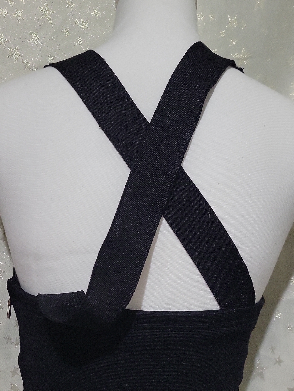 Harley-Davidson Women's 4 Black Leather Racer Back Cropped Top - Picture 11 of 11